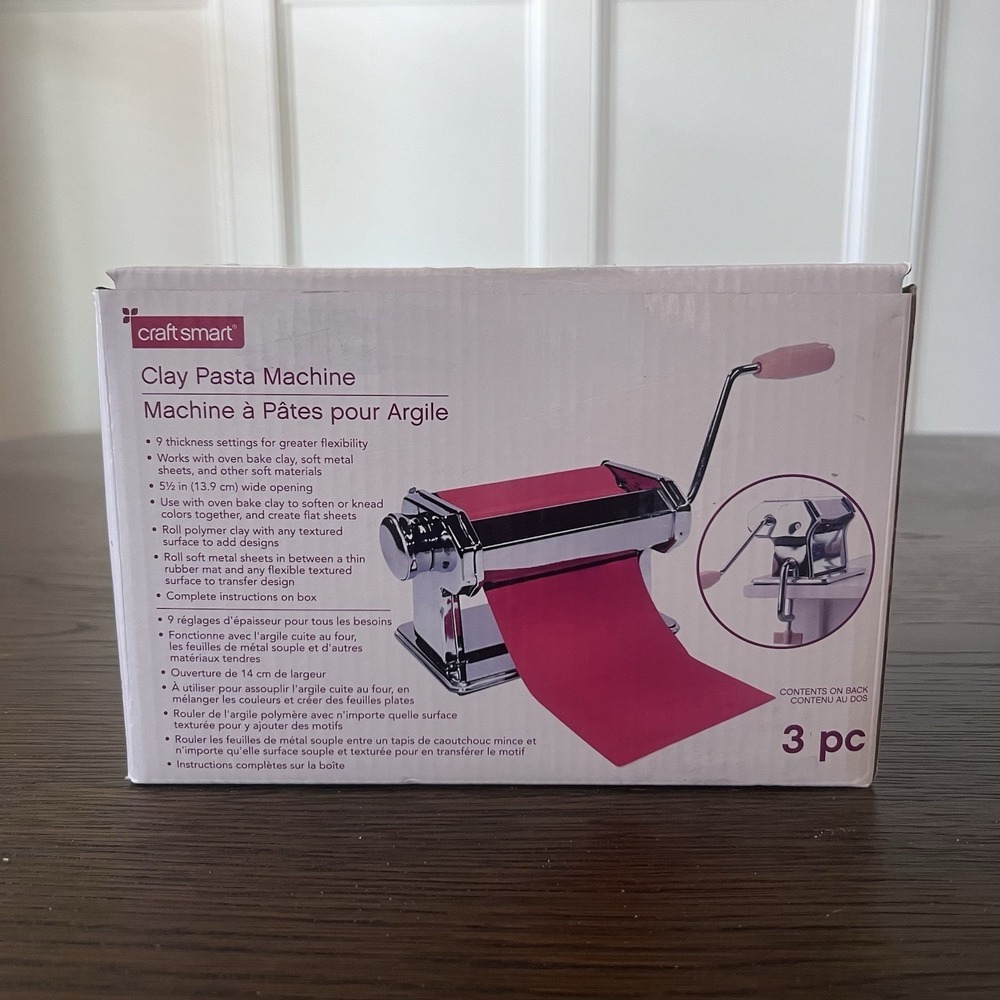 Craftsmart Premium Clay Pasta‎ Machine 3 PC